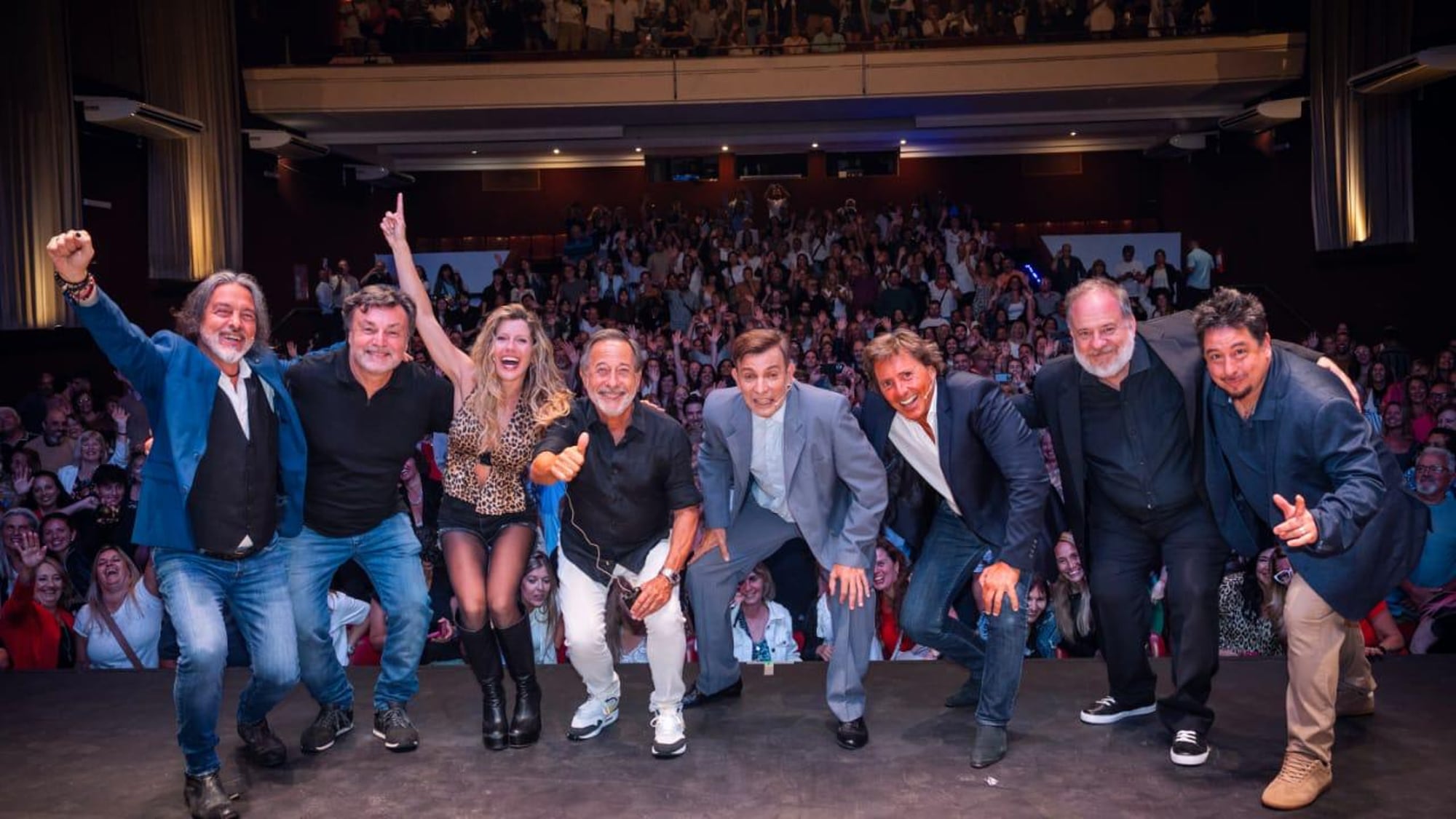 El productor y actor fue aplaudido en Mar del Plata durante la función de la comedia.