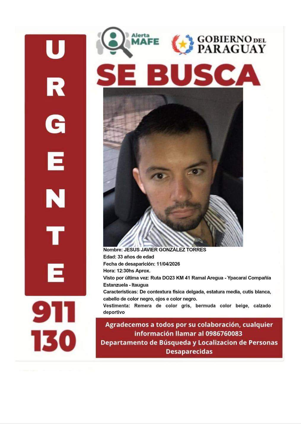 La Policía activa la Alerta MAFE para localizar a tres desaparecidos en diferentes zonas del país.
