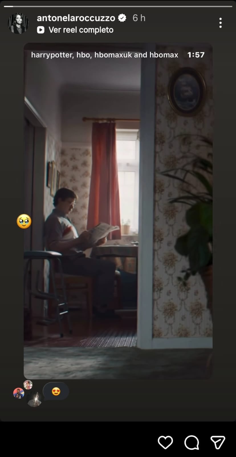 La esposa de Messi mostró su entusiasmo por el nuevo proyecto de HBO Max en redes sociales.