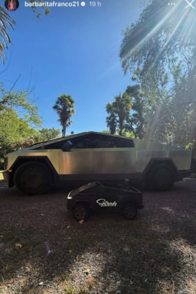 La influencer Barby Franco estuvo involucrada en un accidente de tránsito en la Ruta 3, pero no sufrió heridas graves.