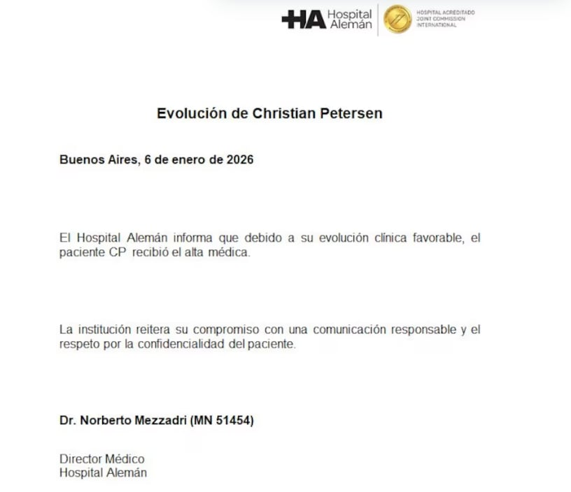 El chef Christian Petersen fue hospitalizado nuevamente con alucinaciones tras un brote psiquiátrico.