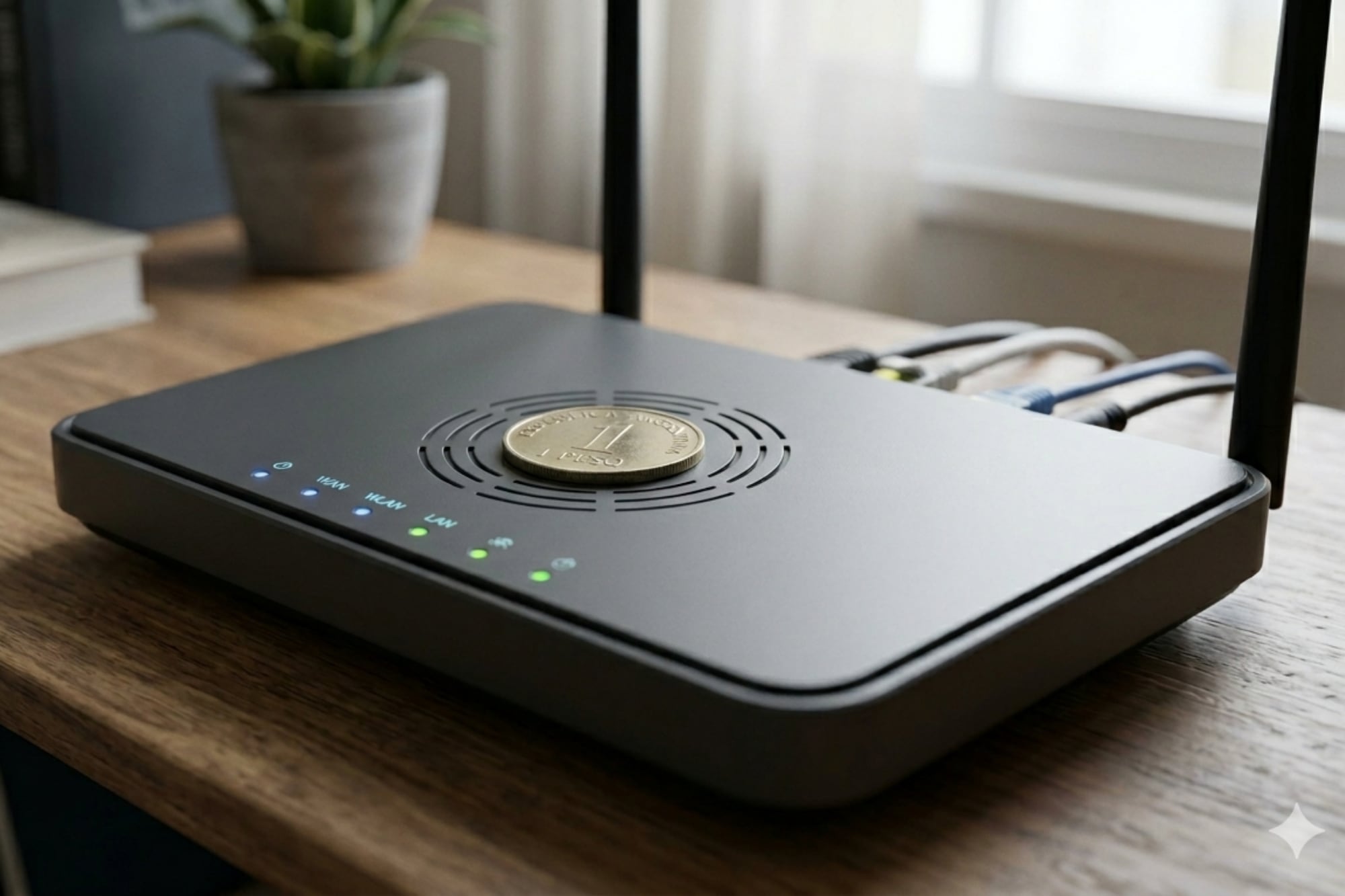 Expertos advierten sobre el riesgo de arruinar tu router al usar monedas para mejorar la se&ntilde;al.