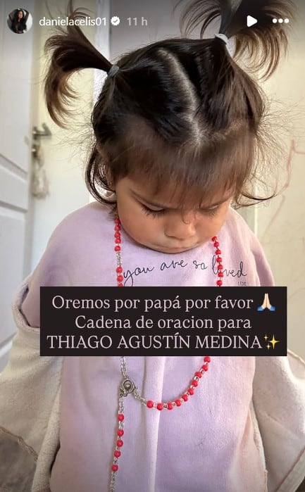 Thiago Medina sigue en terapia intensiva, pero hay signos de mejoría.