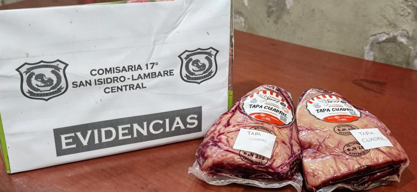 Un joven fue aprehendido por intentar hurtar carne de un local Biggie en Villa Elisa.