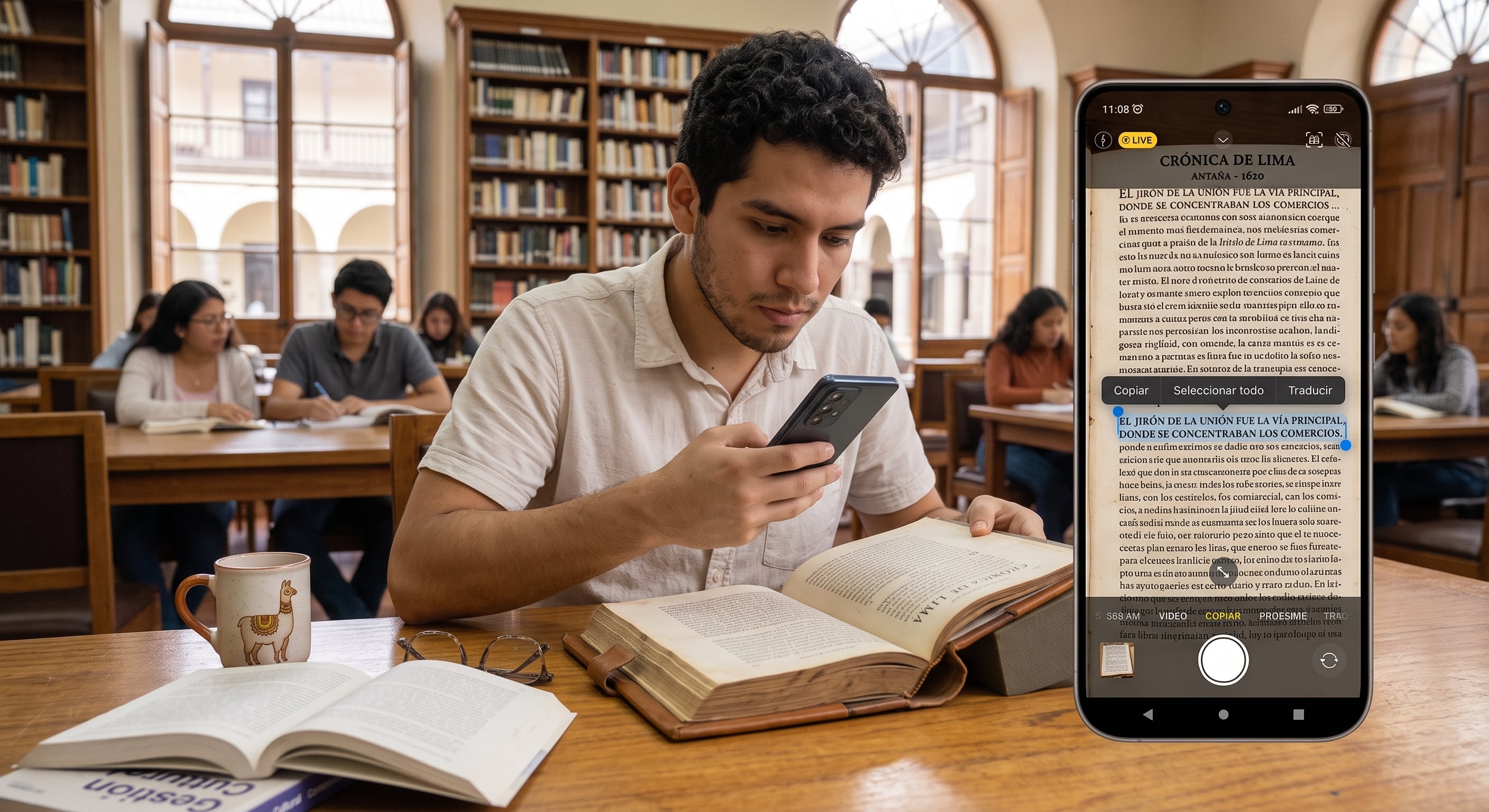 Descubre cómo utilizar tu teléfono para convertir apuntes rápidamente.