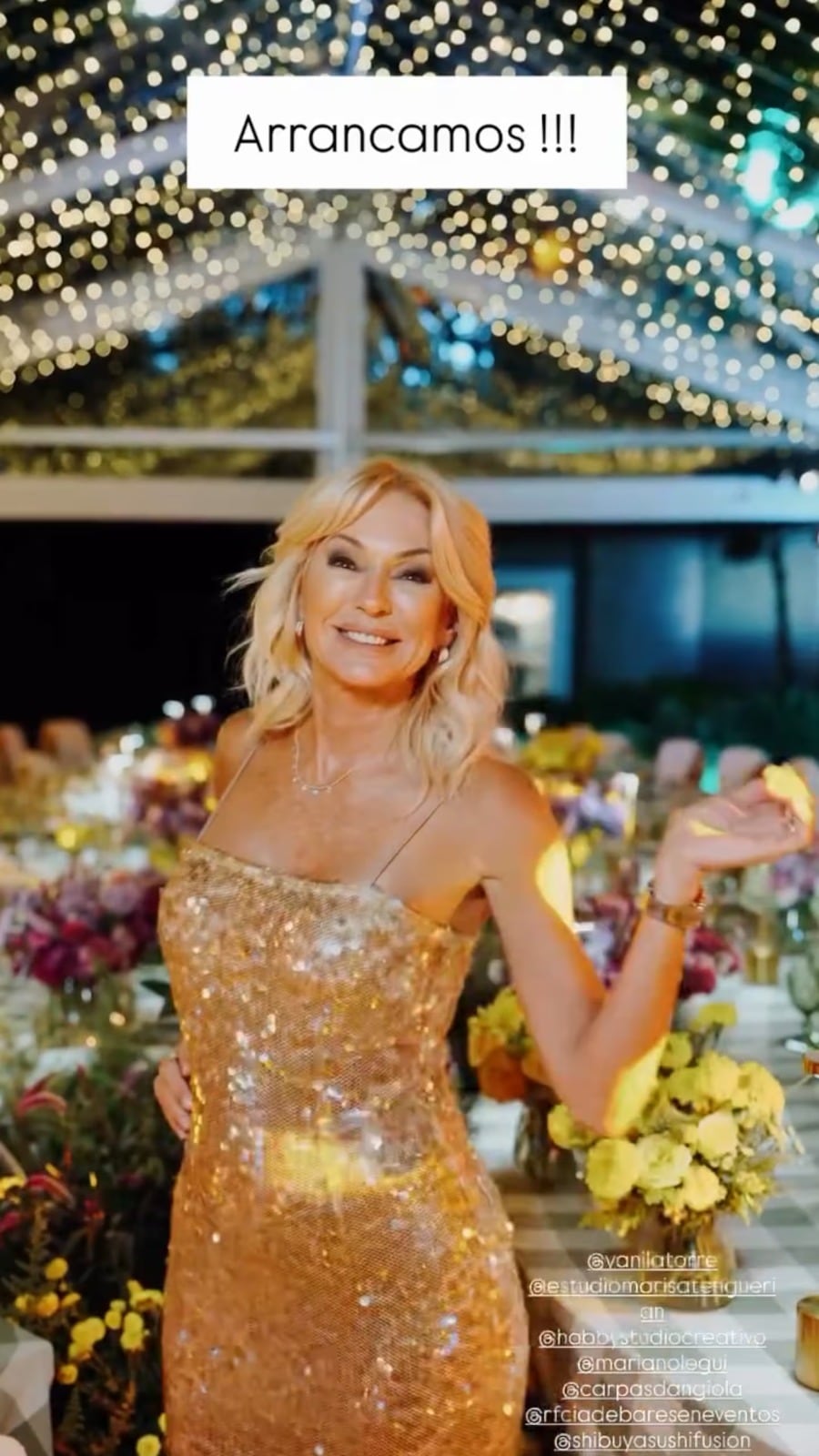 Yanina Latorre celebró sus 57 años con un evento inolvidable lleno de sorpresas.