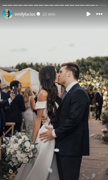 La influencer y el empresario celebraron su casamiento rodeados de famosos y un ambiente mediterráneo.