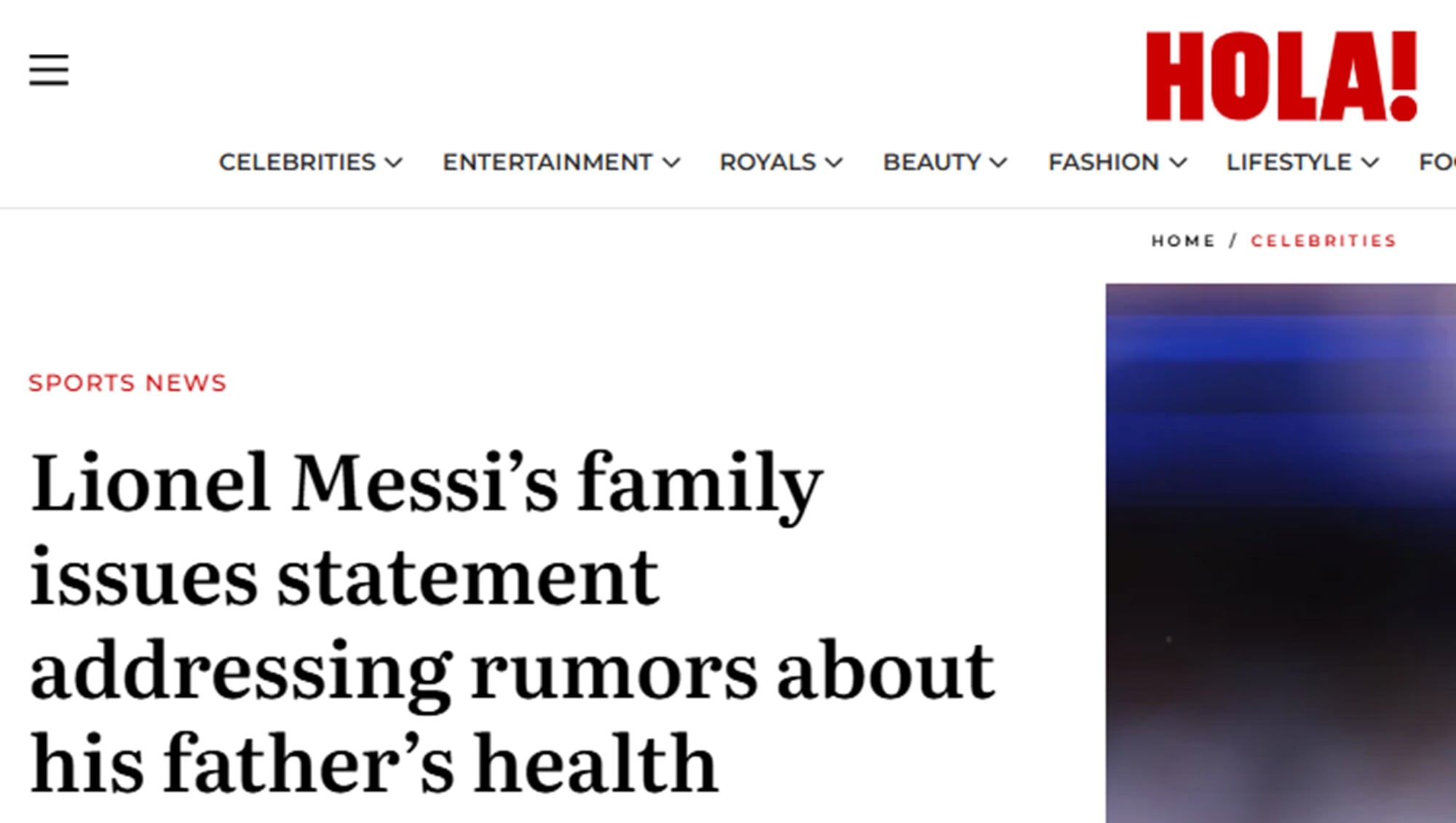 Flor Peña generó controversia al dar información falsa sobre la salud del padre de Messi en vivo.
