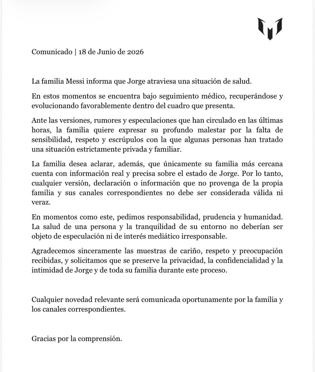 Flor Peña generó controversia al dar información falsa sobre la salud del padre de Messi en vivo.