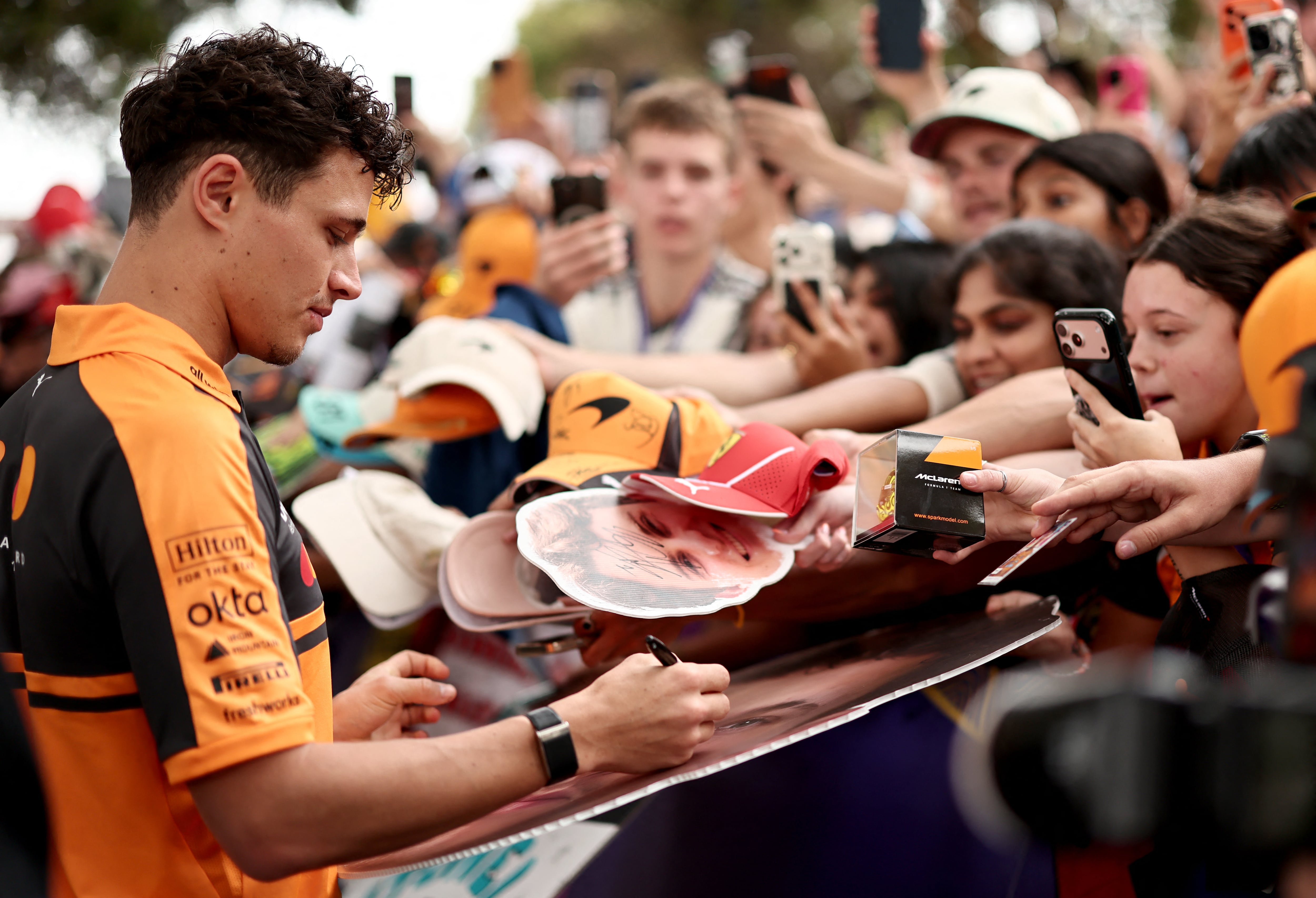 El piloto argentino tuvo un desempeño notable en su primera práctica en Melbourne.