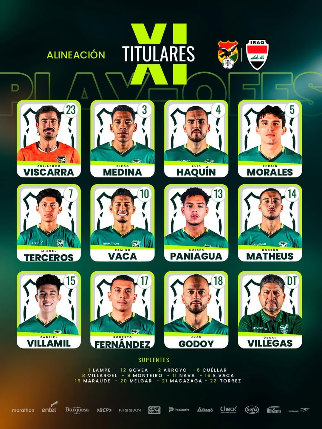 Irak se impuso ante Bolivia en el Repechaje Internacional por un lugar en el Mundial 2026.