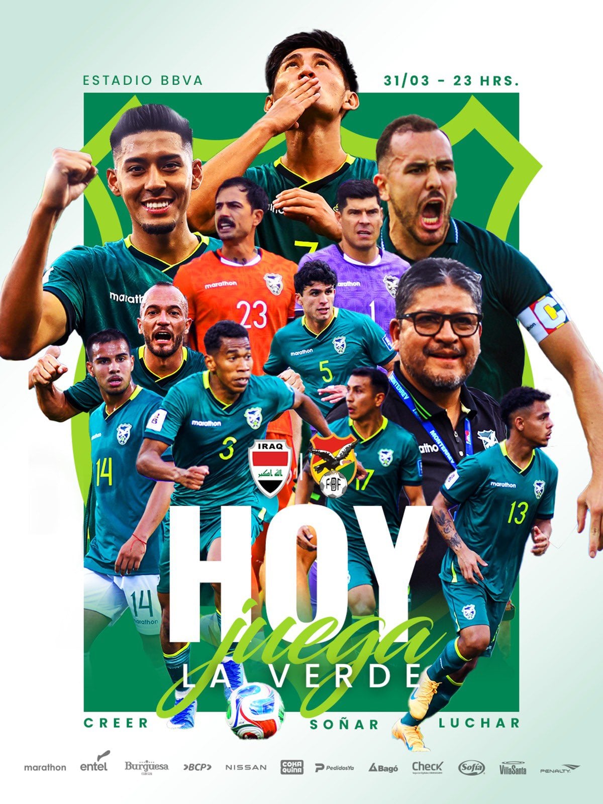 Irak se impuso ante Bolivia en el Repechaje Internacional por un lugar en el Mundial 2026.