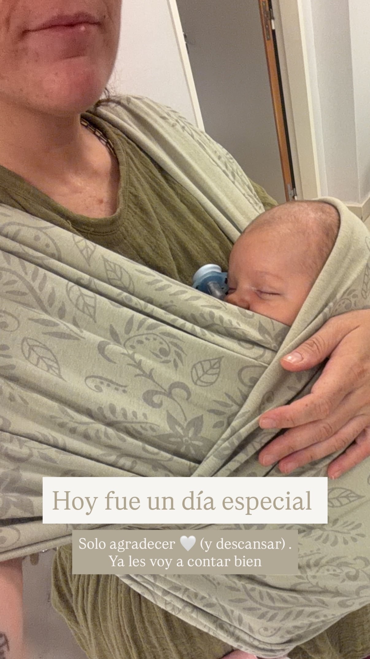 La actriz comparte detalles sobre la recuperación de Timoteo, su hijo menor, tras una operación de hernia inguinal.