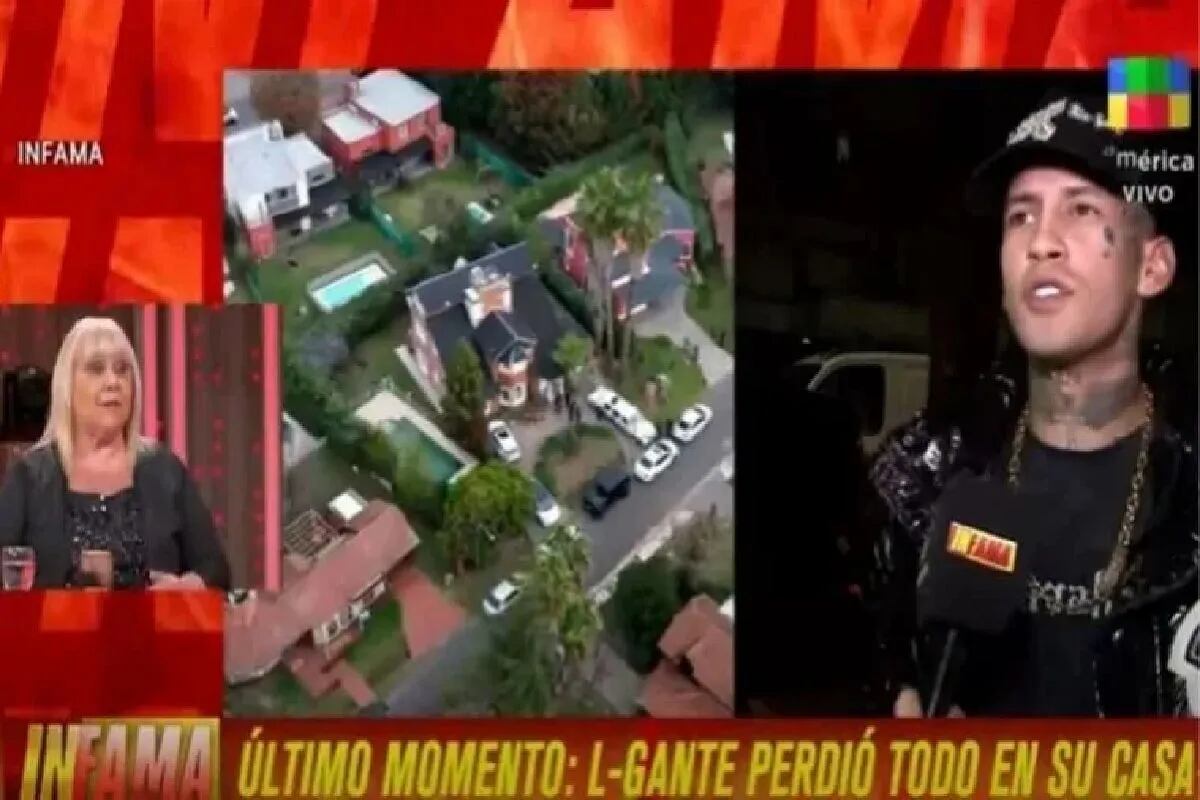 L-Gante sufrió la pérdida total de su hogar en un misterioso incendio.