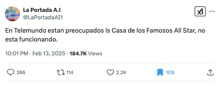 El programa de Telemundo no ha logrado conectar con la audiencia, generando preocupación en la cadena.