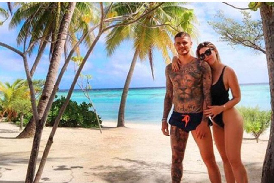 La pareja eligió un destino polémico que recuerda a Wanda Nara.