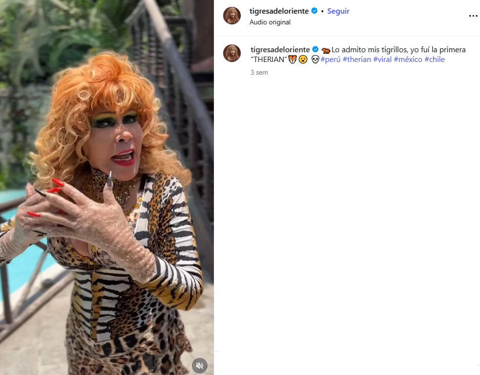 Judith Bustos, la Tigresa del Oriente, se reinventa como la reina de los therians a sus 80 años.