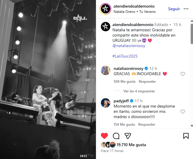 Las artistas encendieron al público uruguayo durante un show inolvidable en la Rambla.