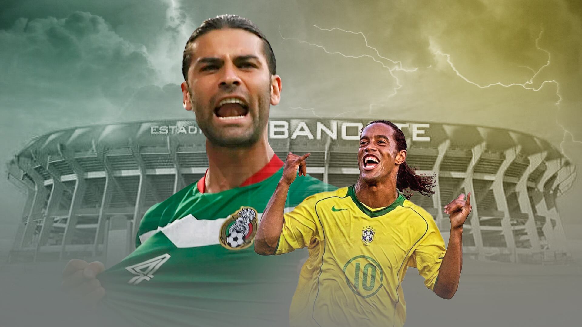 El juego de leyendas entre México y Brasil reunirá íconos del fútbol el 19 de abril en el Azteca.