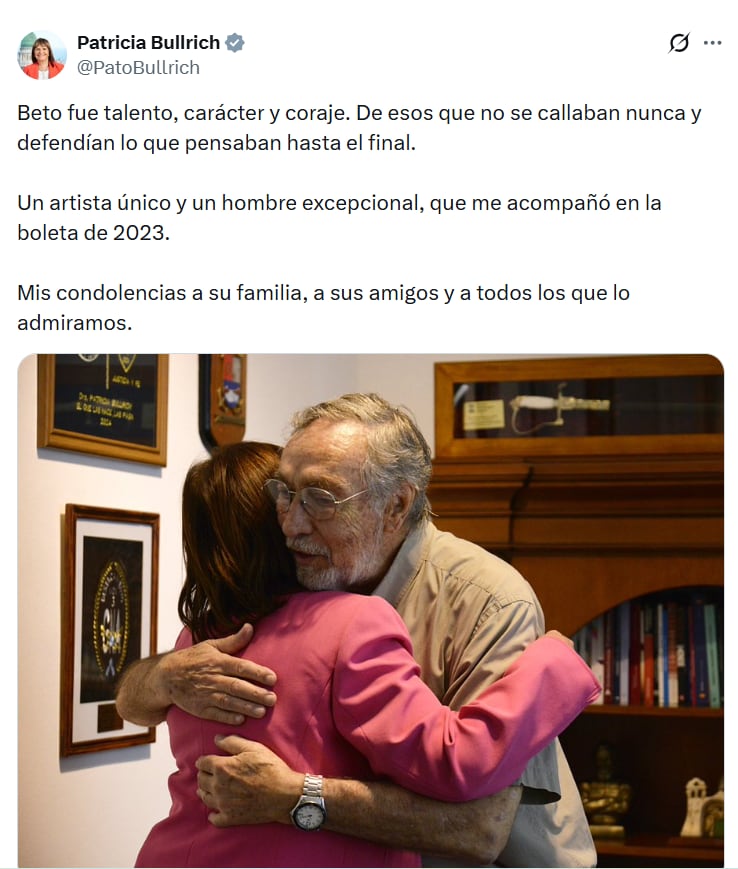 El actor Luis Brandoni falleció a los 86 años, generando múltiples homenajes en redes sociales.