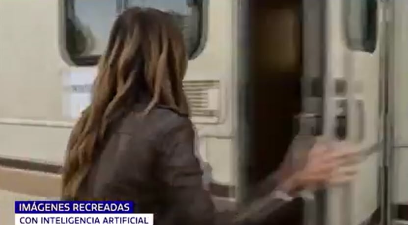 El periodista recrea el famoso episodio del motorhome con inteligencia artificial en su programa.