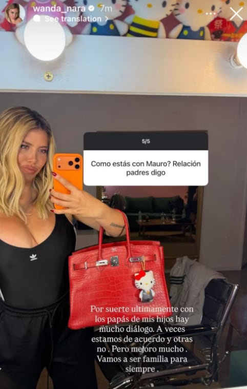 El futbolista negó la buena relación que Wanda afirma tener con él y lanzó un contundente comunicado.