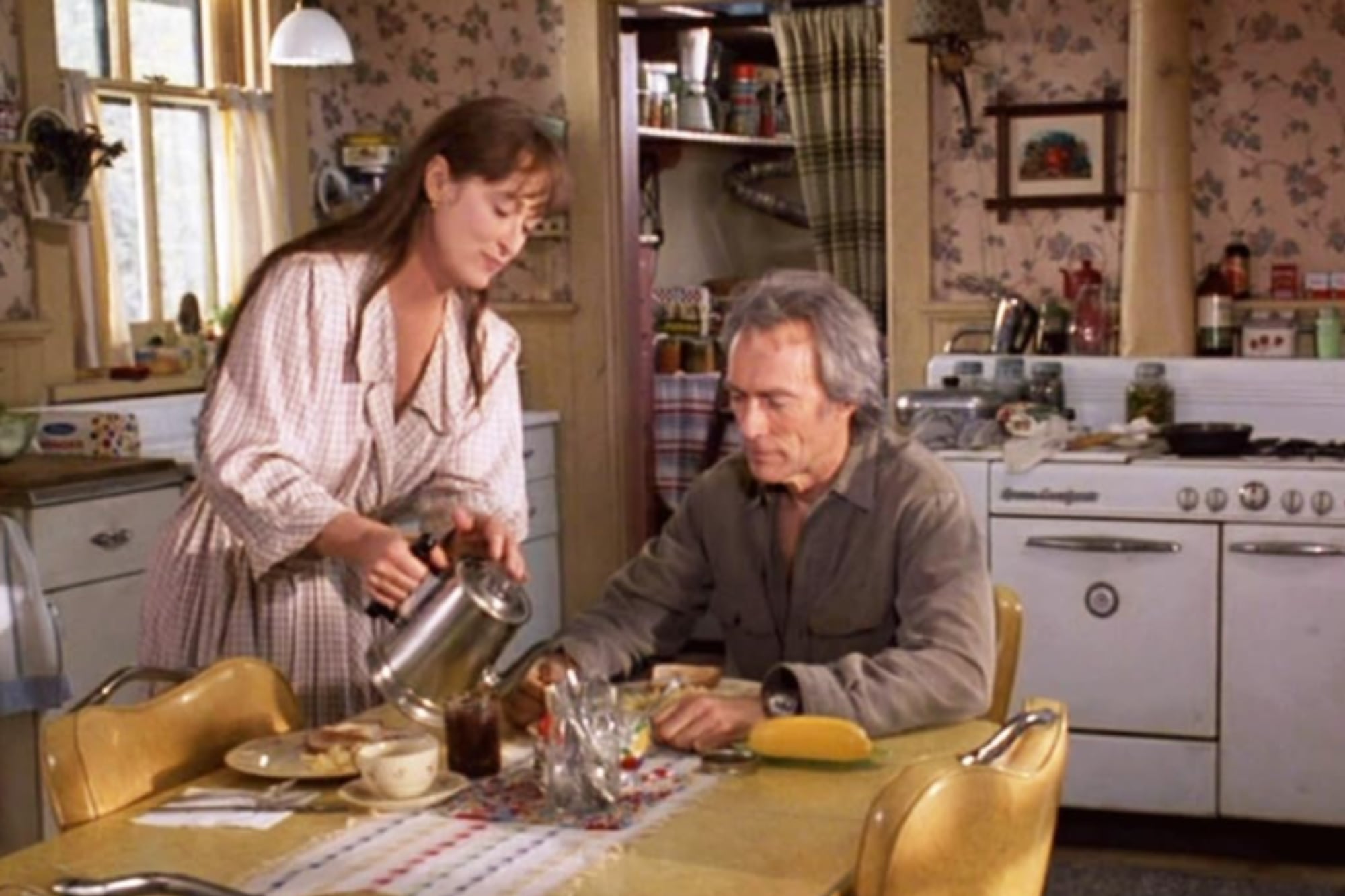 La icónica actriz revela el momento más difícil de grabar en Los puentes de Madison.