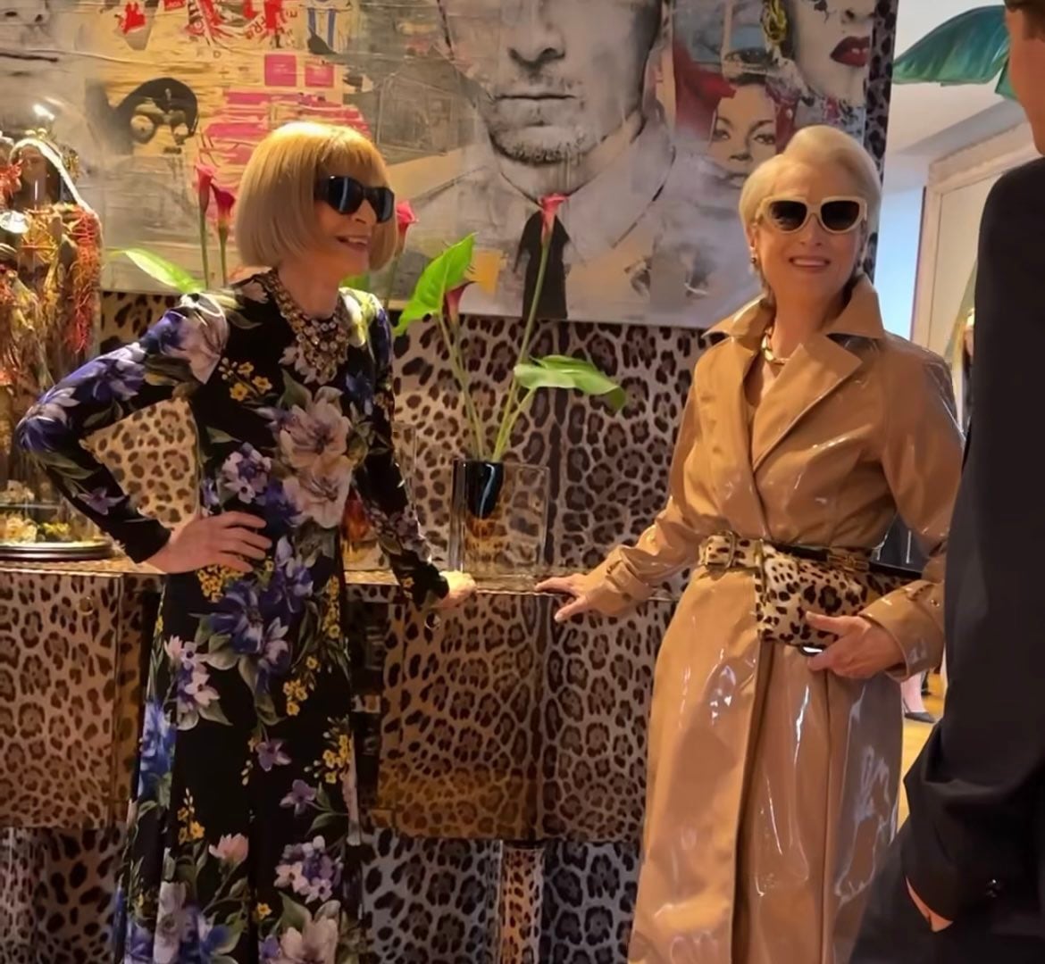 Meryl Streep y Anna Wintour se encontraron en un ascensor, creando un momento único y viral.