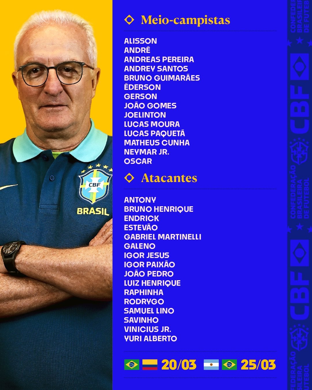 Colombia se prepara para enfrentar a Brasil en eliminatorias, con Neymar incluido en la preconvocatoria.