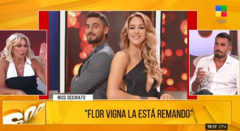 El conductor habló sobre su relación con Flor Vigna y las canciones que le dedicó.