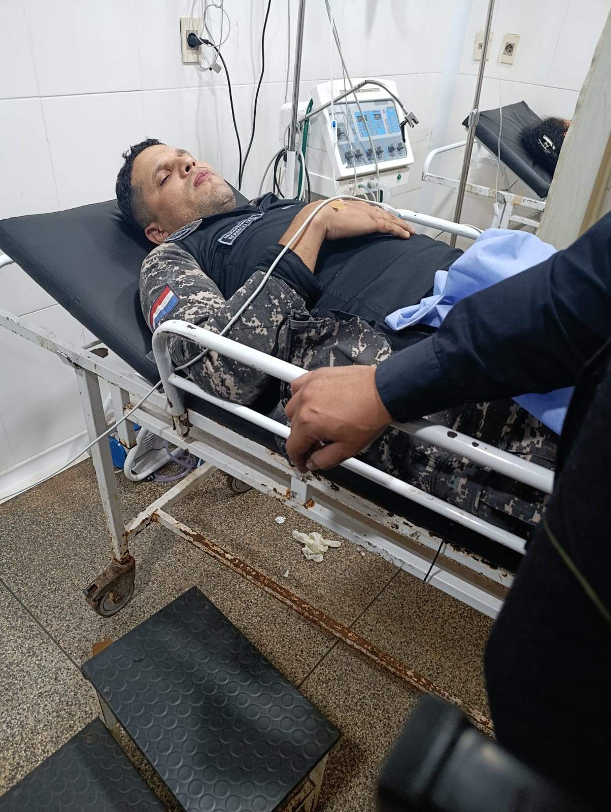 Un agente del grupo Lince fue herido por un sospechoso de violencia de género en Saltos del Guairá.