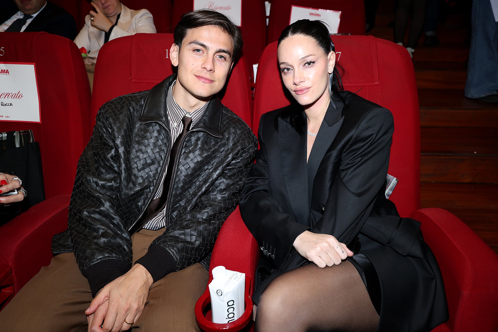 La pareja asistió a la avant premiere de 'El drama' en Roma tras convertirse en padres.