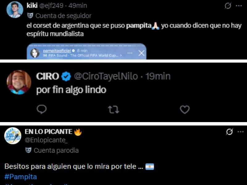 Carolina Ardohain impacta con su outfit en el debut de Argentina en el Mundial.