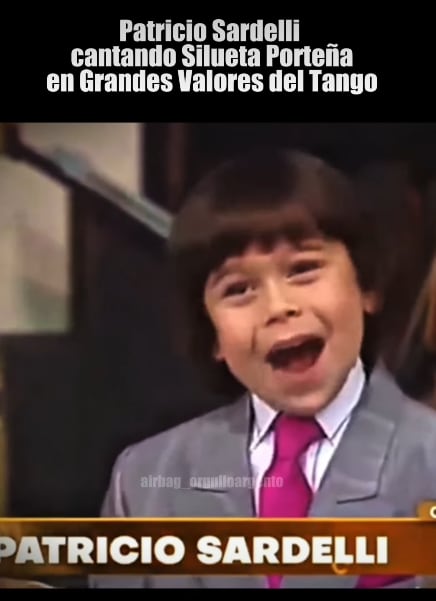 Un video de Pato Sardelli a los cuatro años revive su talento en la TV.