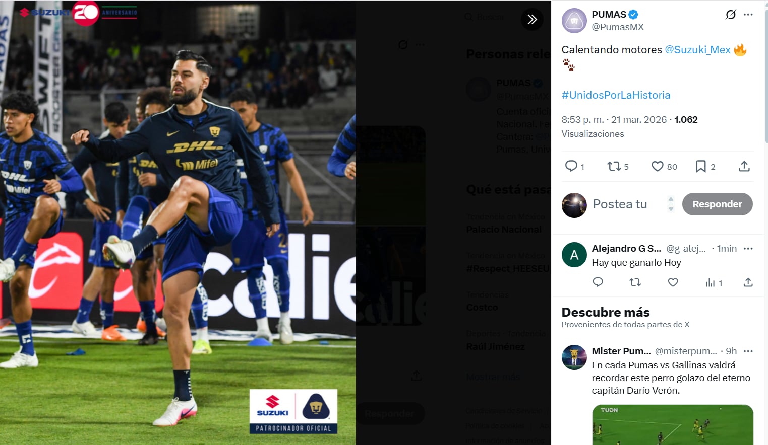 Ambos equipos luchan por la victoria en un Clásico Capitalino sin goles al medio tiempo.