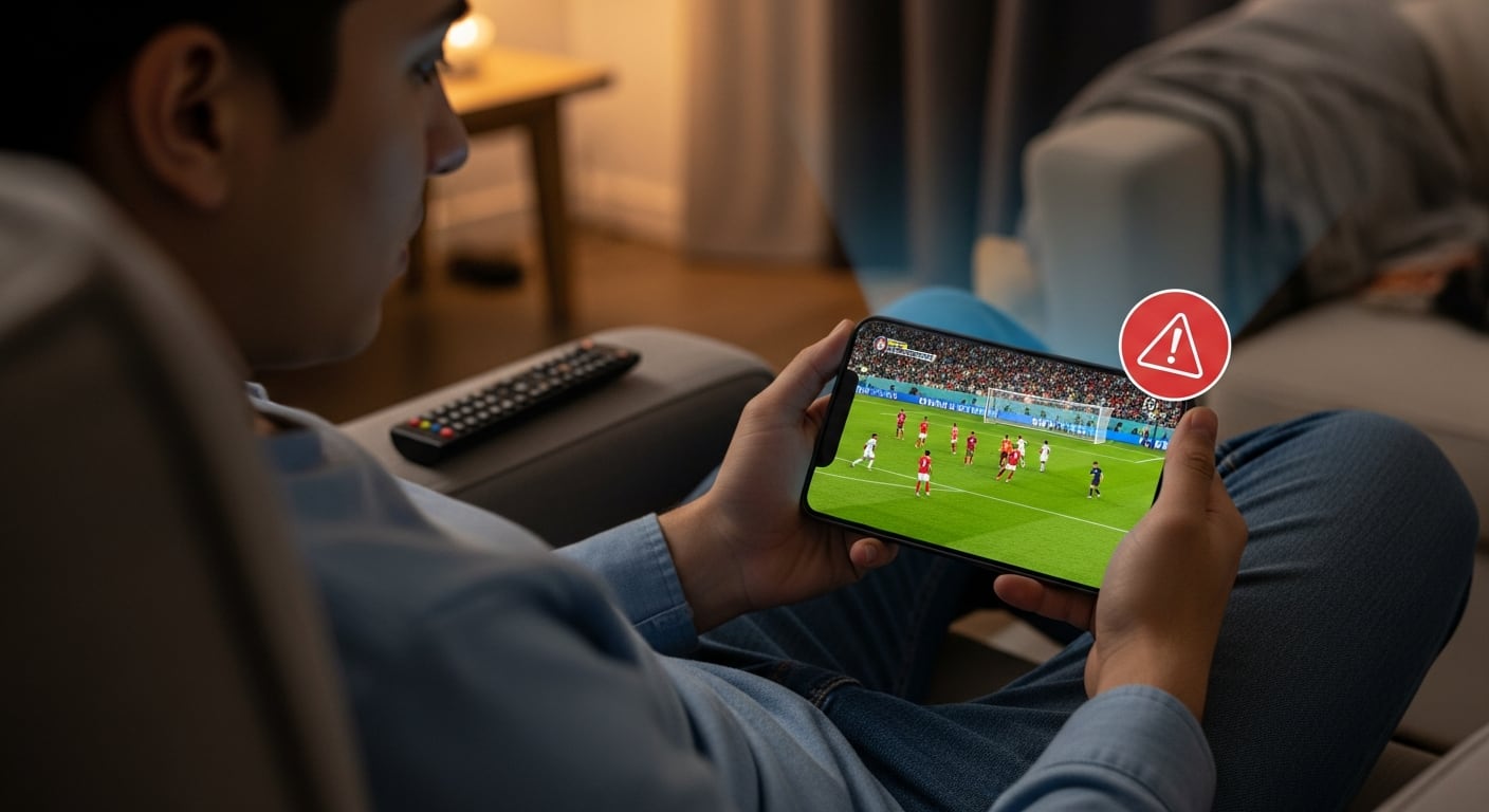 La app Roja Directa enfrenta problemas de seguridad y confiabilidad al buscar ver partidos.