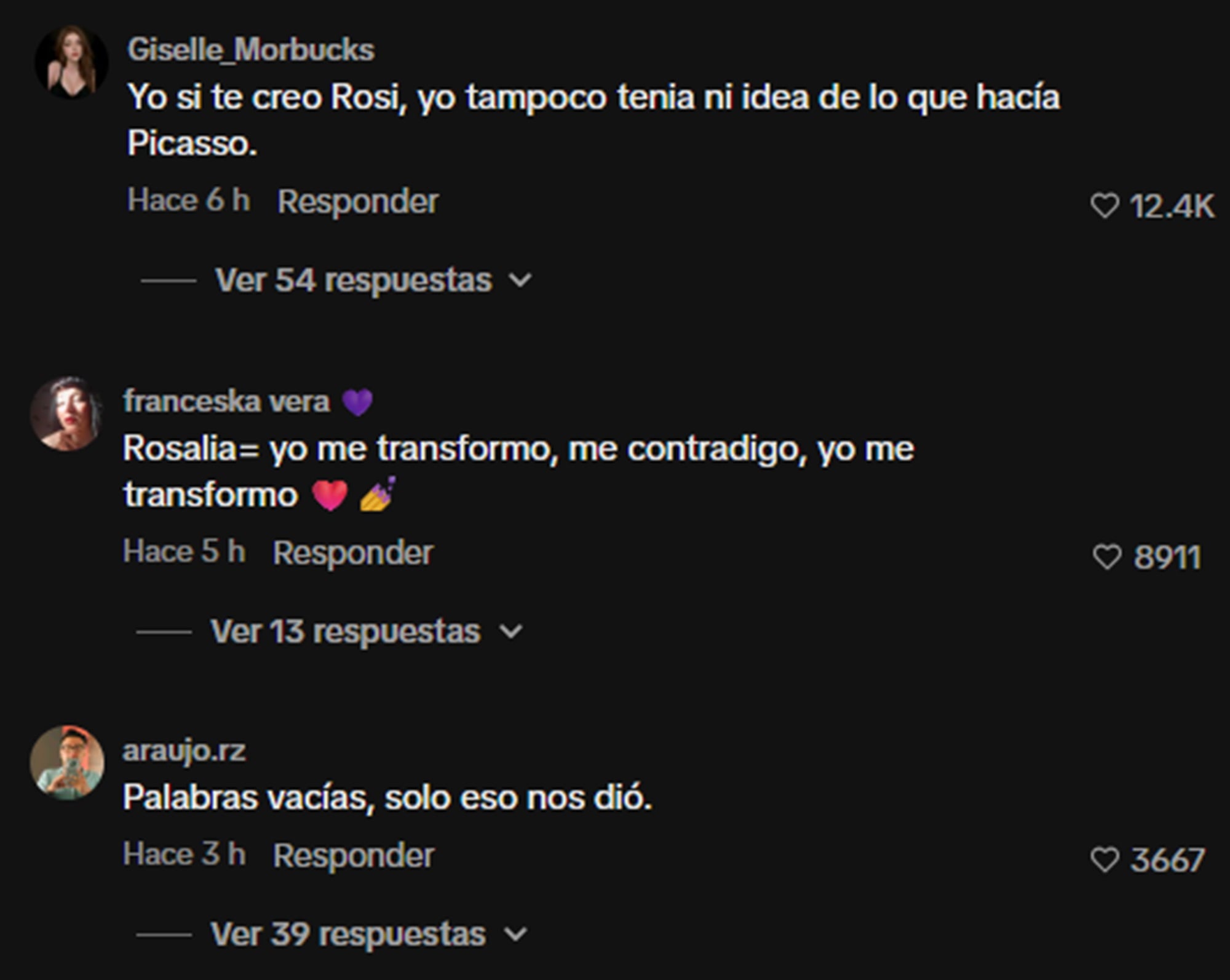 La cantante enfrentó críticas tras comentarios sobre el pintor y reconoció su error públicamente.
