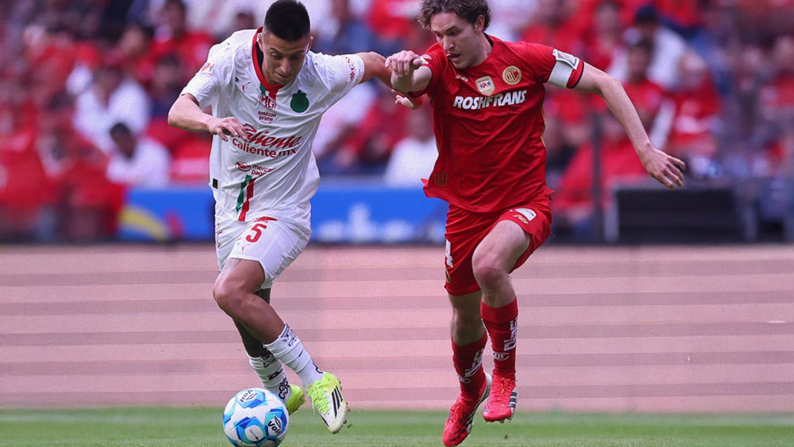 Toluca se impone 2-0 a Chivas y mantiene su invicto en la Liga MX.